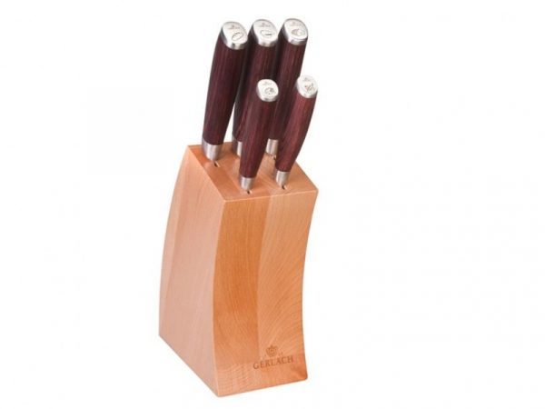 Sada nožů v bloku Gerlach 991 Wood - 5 ks