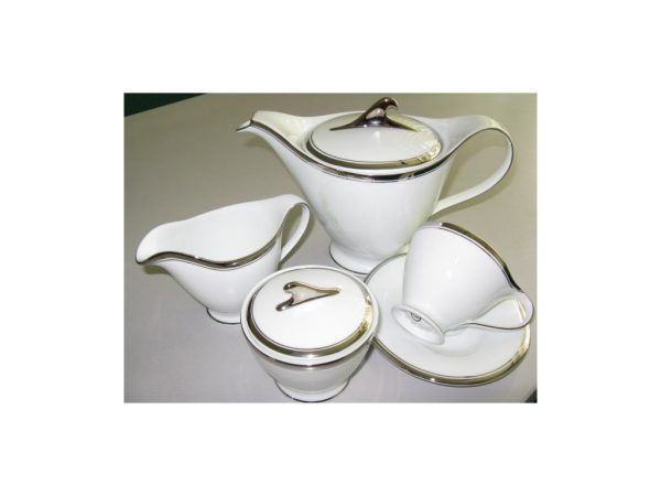 Bogucice čajová souprava 6/16 ks Cleopatra Platin 0732