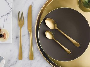 Amefa jídelní příbor Austin Gold 24 dílný