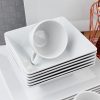 Lubiana porcelánová souprava Classic White 30 dílná - Image 3